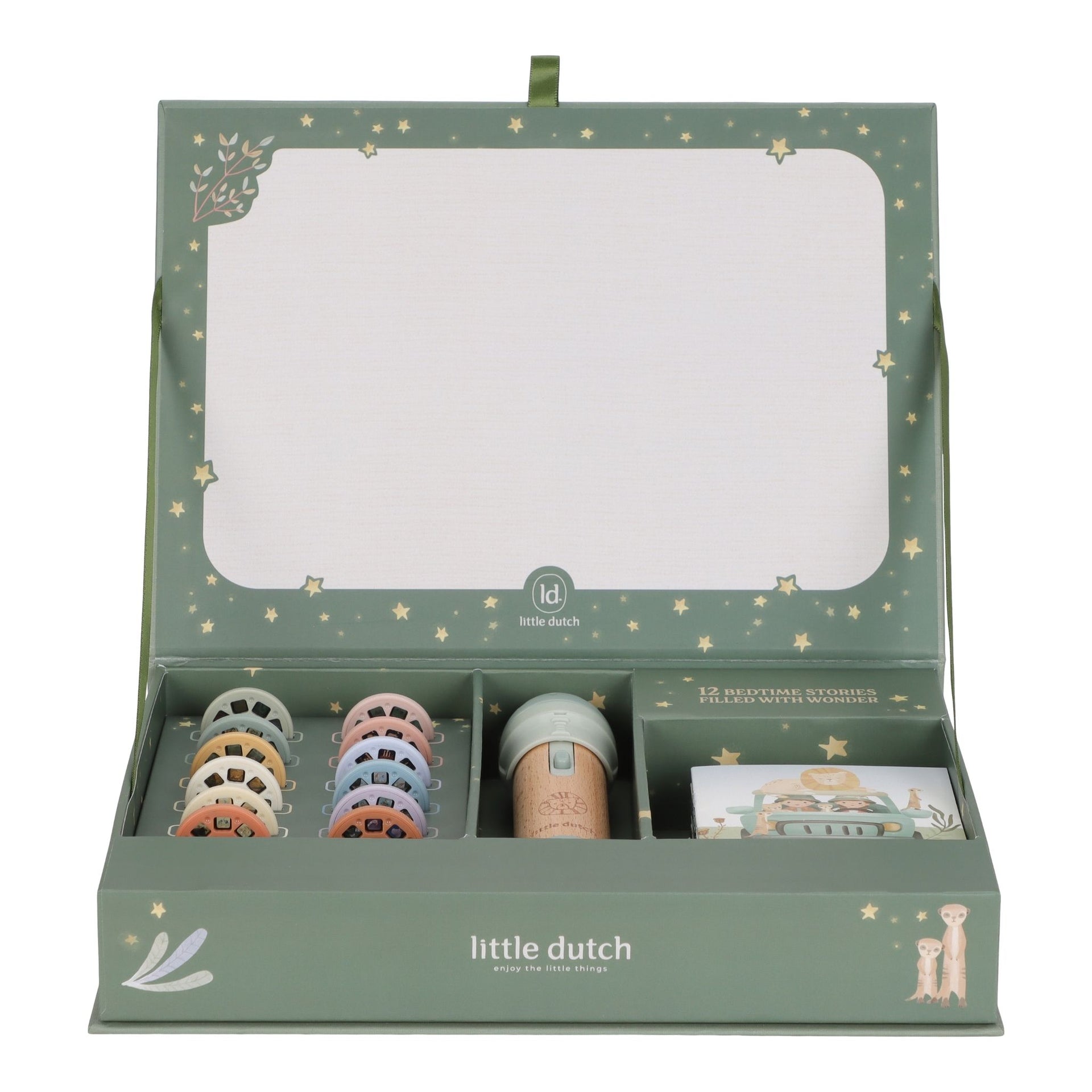 Little Dutch Story Projector Flashlight - Safari Friends