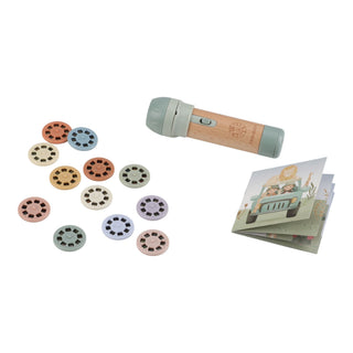 Little Dutch Story Projector Flashlight - Safari Friends