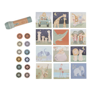 Little Dutch Story Projector Flashlight - Safari Friends