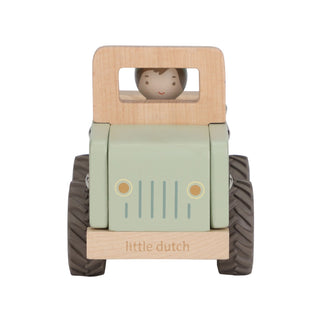 Little Dutch Wooden Safari Jeep - Safari Friends