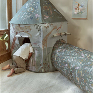 Little Dutch Tent With Play Tunnel - Safari Friends
