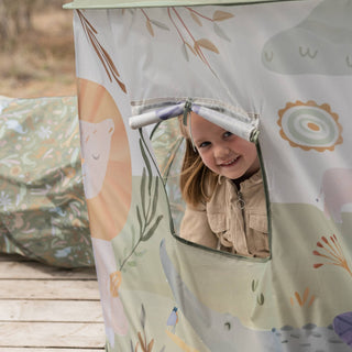 Little Dutch Tent With Play Tunnel - Safari Friends