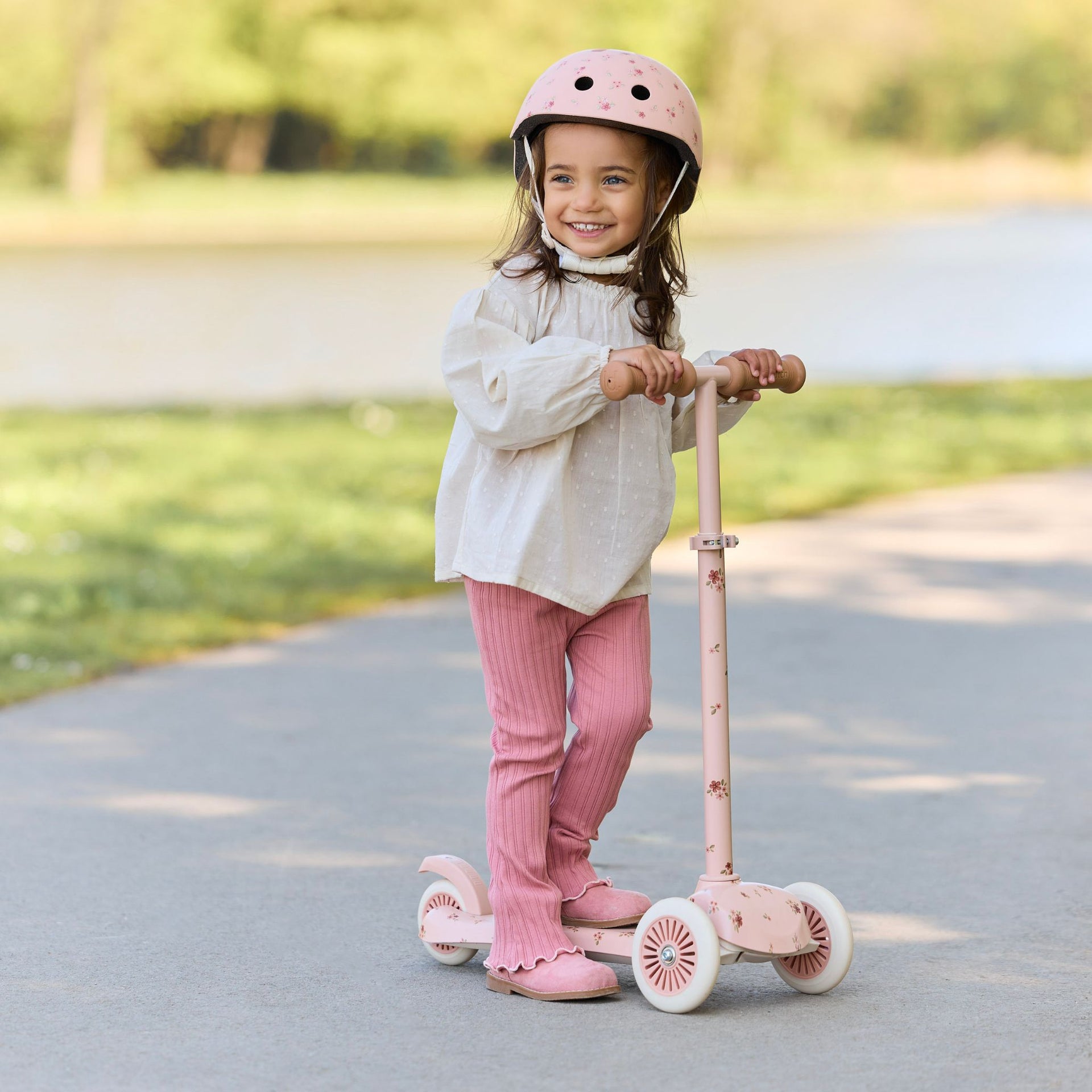 Little Dutch Scooter - Pink Fairy Floral