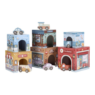 Little Dutch Stacking Blocks With Cars