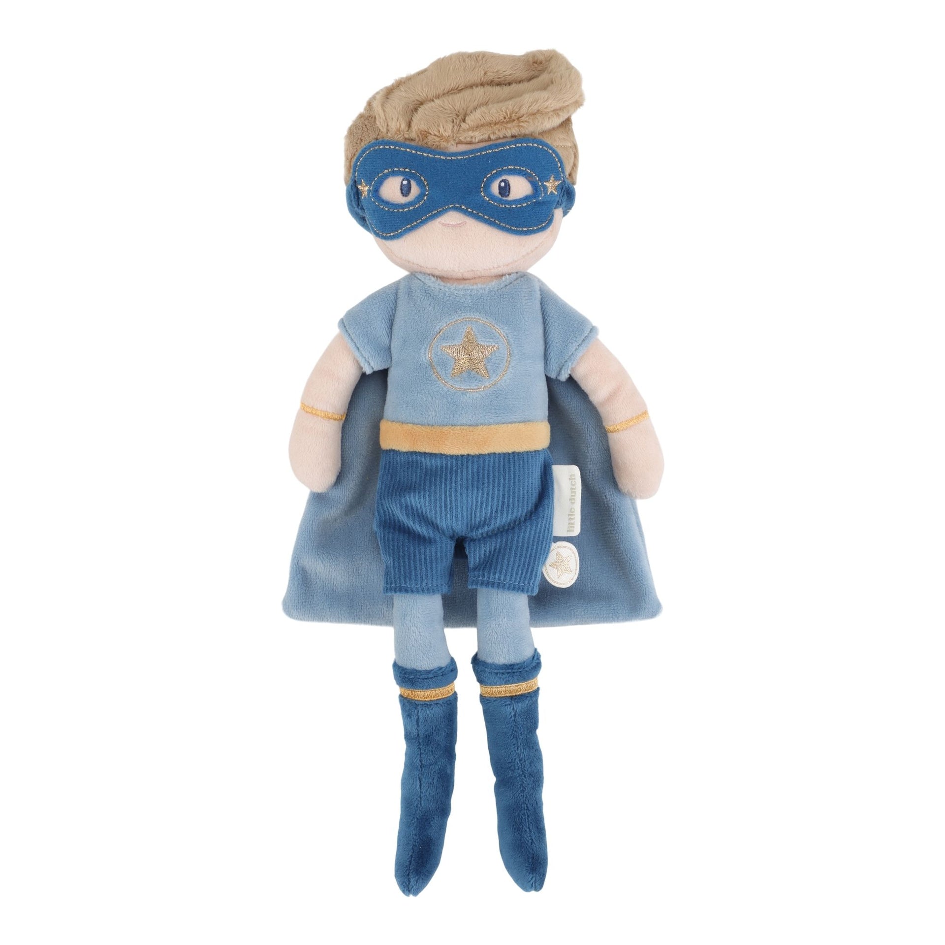 Little Dutch Cuddle Doll Superhero Jim 35cm