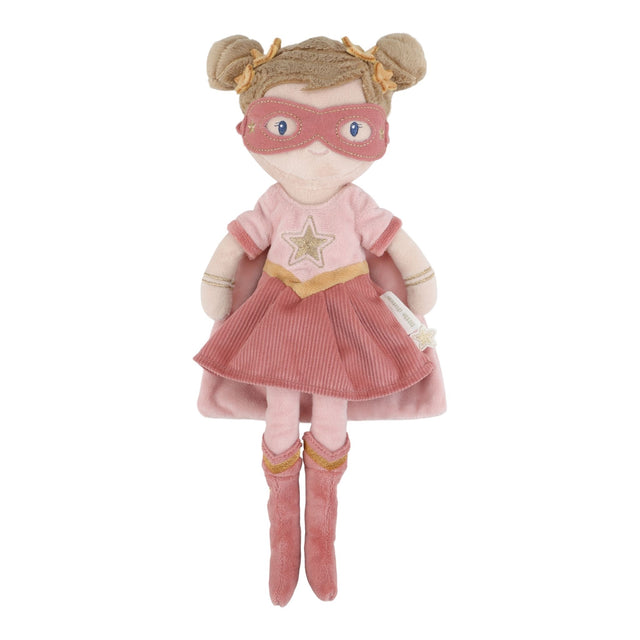 Little Dutch Cuddle Doll Superhero Rosa 35cm
