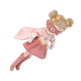 Little Dutch Cuddle Doll Superhero Rosa - 35cm
