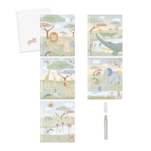 Little Dutch Water Magic Book - Safari Friends Jim