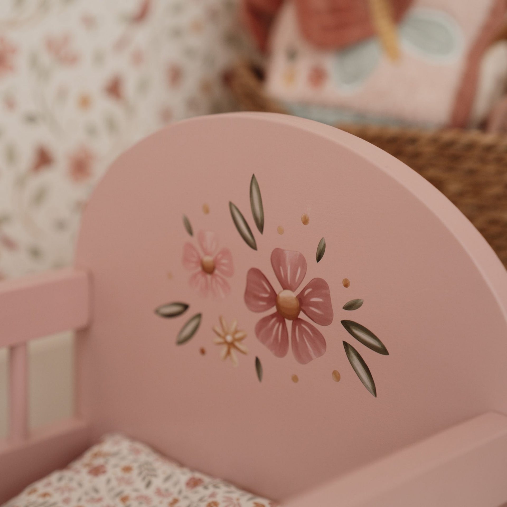 Little Dutch Wooden Doll Bed