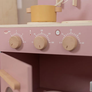 Little Dutch Wooden Play Kitchen - Pink