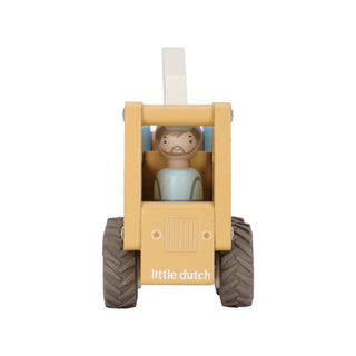 Little Dutch Wooden Crane Truck