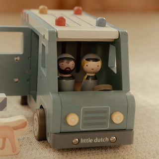 Little Dutch Wooden Police Van Set
