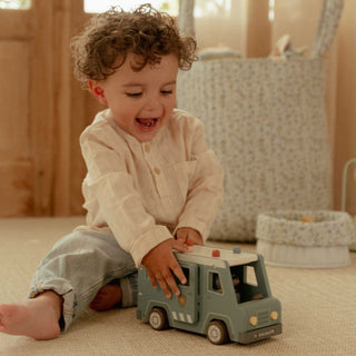 Little Dutch Wooden Police Van Set