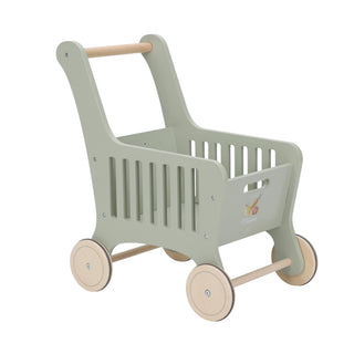 Little Dutch Wooden Shopping Trolley