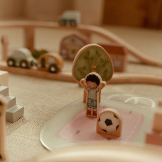 Little Dutch Wooden Train Track Set XL