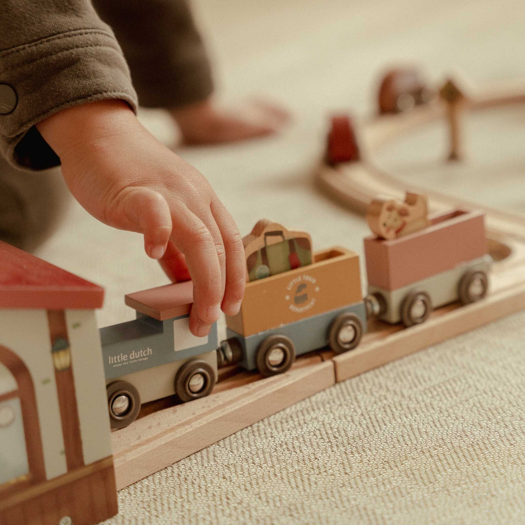 Little Dutch Wooden Train Track Set XL | The Kid Collective – The