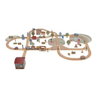 Little Dutch Wooden Train Track Set XL