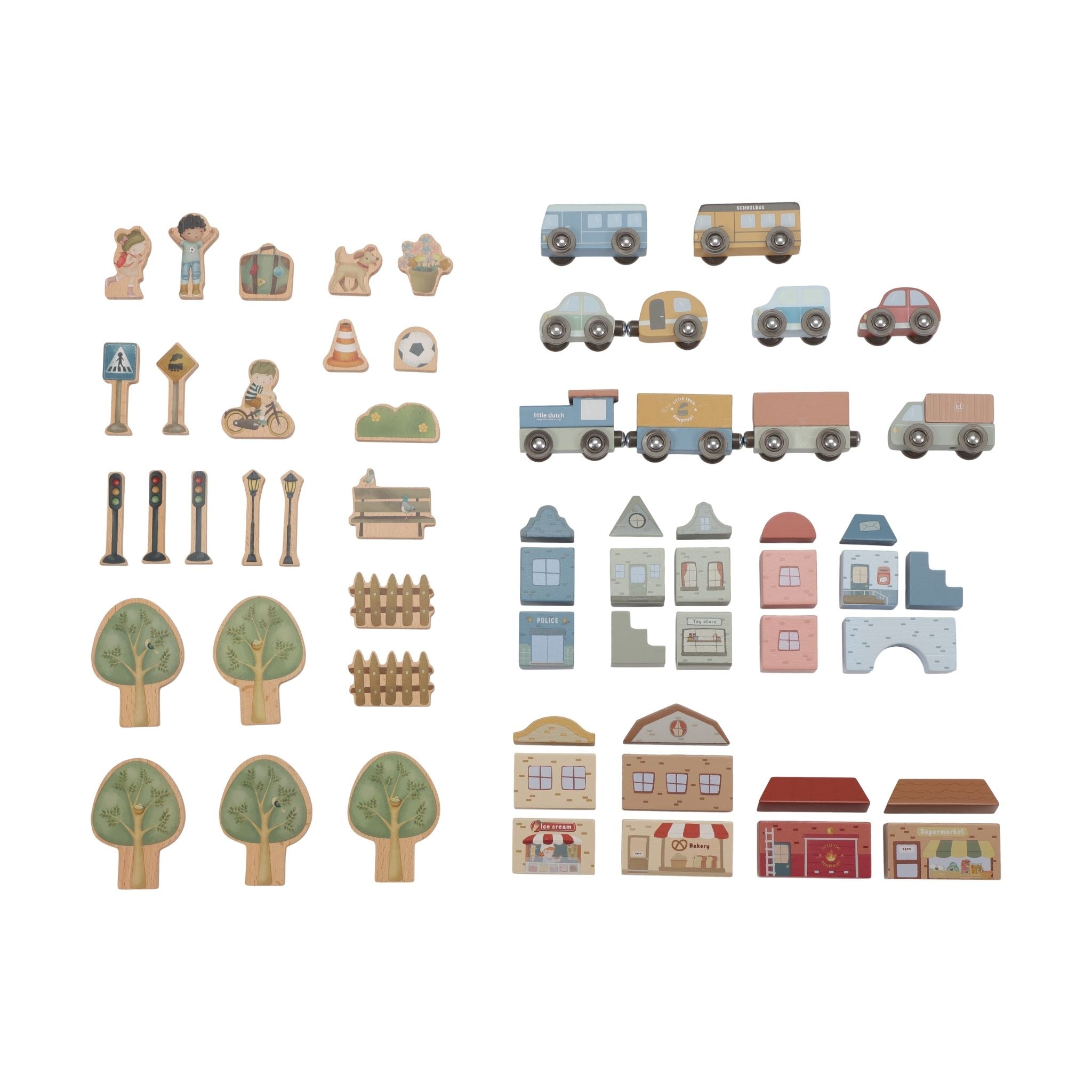 Little Dutch Wooden Train Track Set XL | The Kid Collective – The