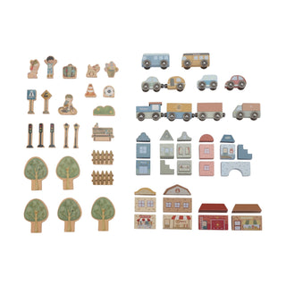 Little Dutch Wooden Train Track Set XL