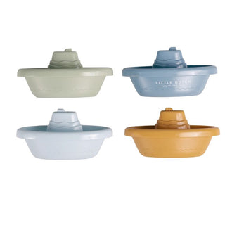 Little Dutch Stackable Bath Boats Blue