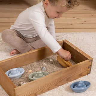 Little Dutch Stackable Bath Boats Blue