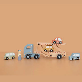 Little Dutch Wooden Car Transporter Truck