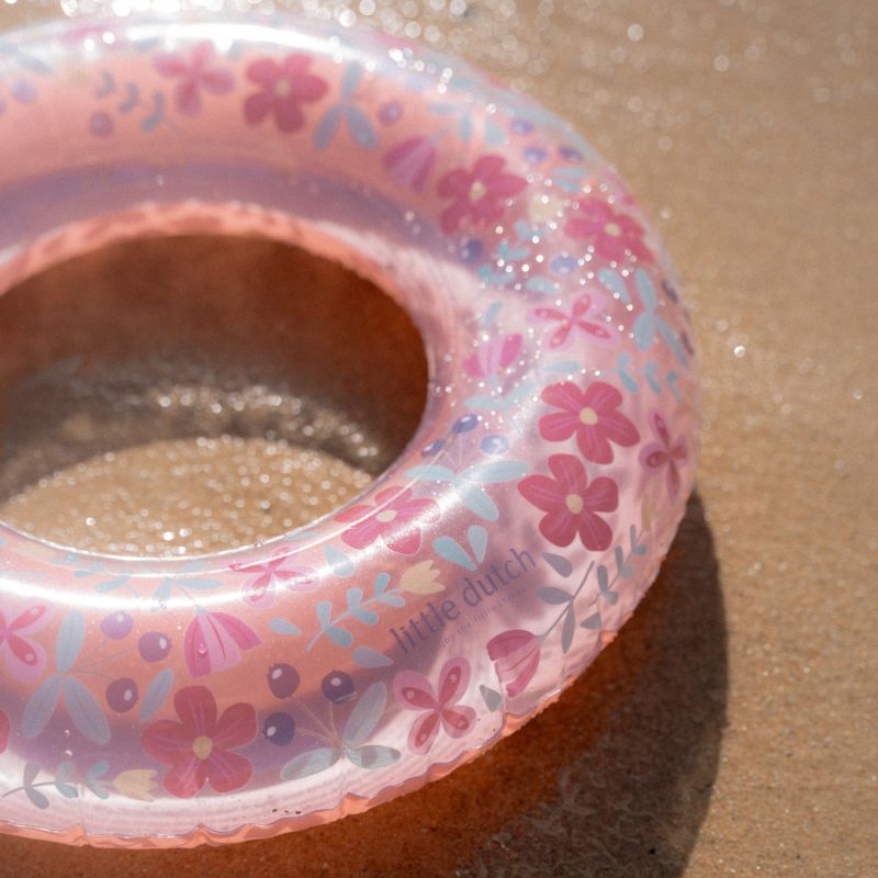 Little Dutch Swim Ring - Pink Flowers