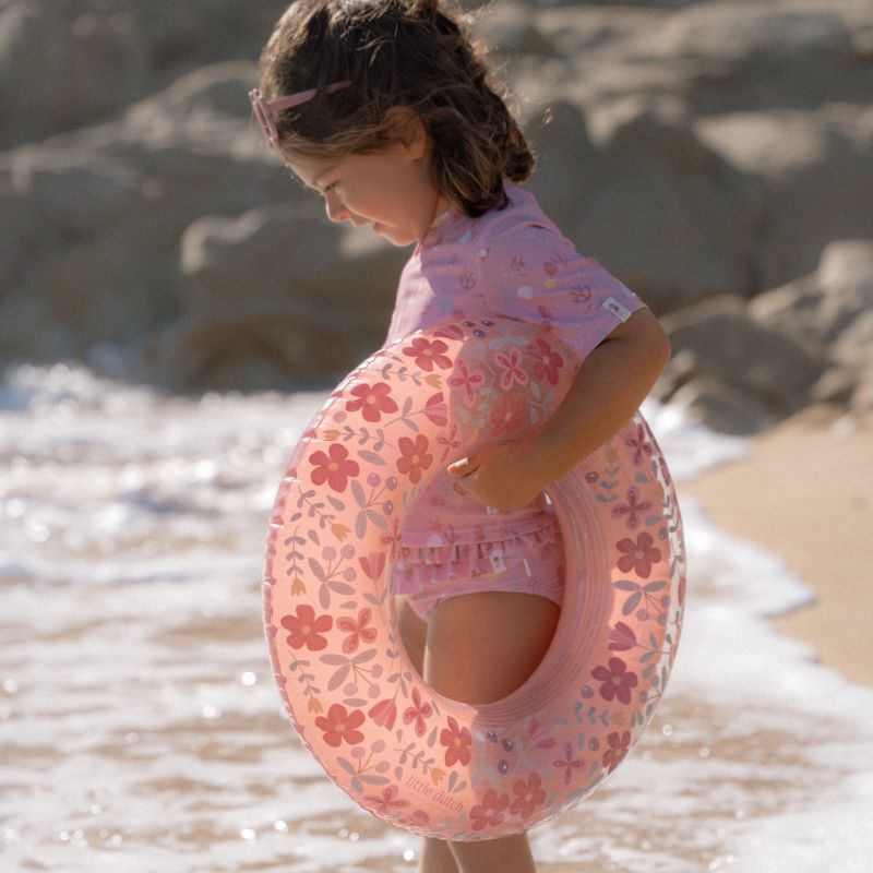 Little Dutch Swim Ring - Pink Flowers
