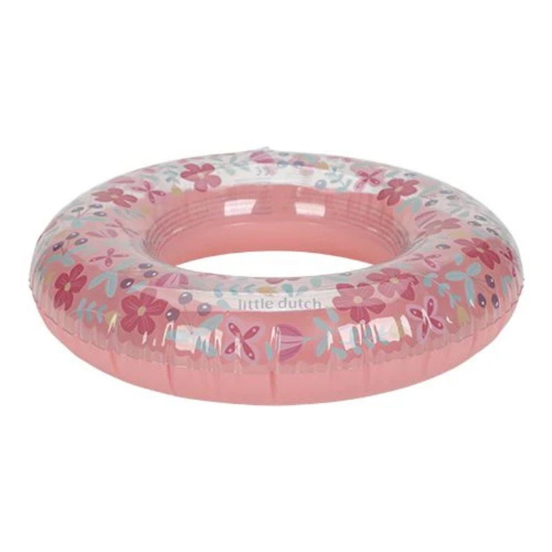 Little Dutch Swim Ring - Pink Flowers