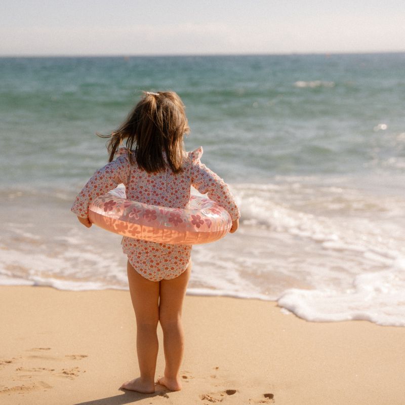 Little Dutch Swim Ring - Pink Flowers