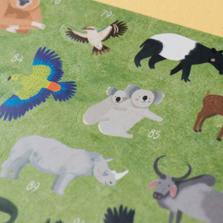 Londji Animal World Poster and Stickers