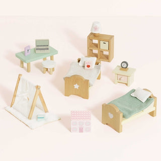Le Toy Van Dolls House Child's Bedroom Furniture Set