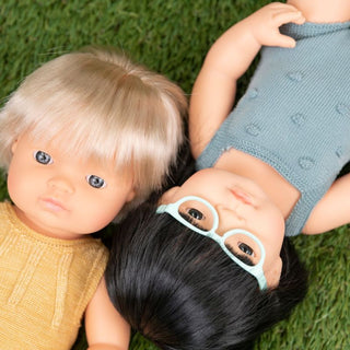 Miniland Girl Doll With Glasses - Acacia 38cm