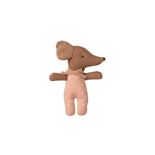 Maileg Baby Sleepy Wakey Mouse In Matchbox - Rose