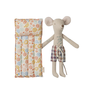 Maileg Dad Beach Mouse With Air Mattress