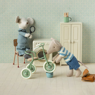 Maileg Big Brother Tricycle Mouse - Brown