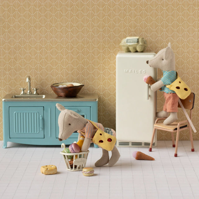 Maileg Little Sister Mouse with Bag