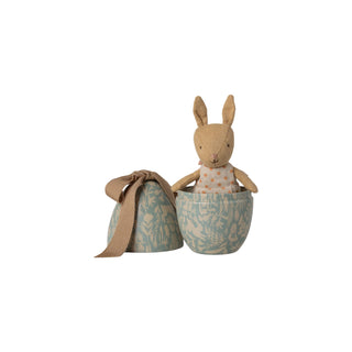 Maileg Easter Egg Micro Rabbit Small - Dusty Blue