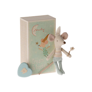 Maileg  Little Brother Tooth Fairy Mouse In A Match Box