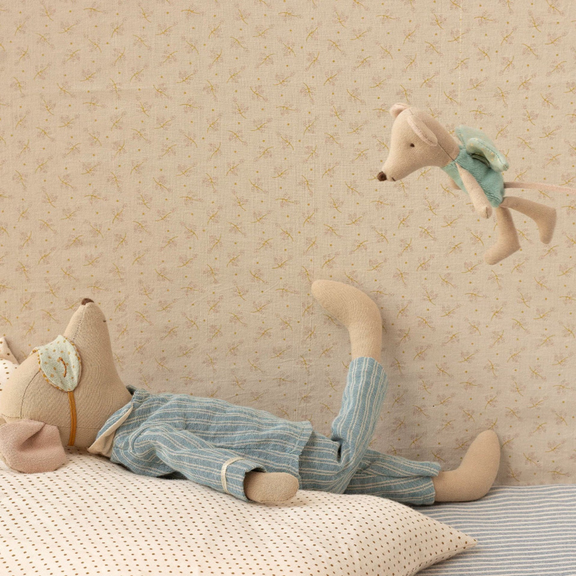 Maileg Little Sister Fairy Mouse - Mint