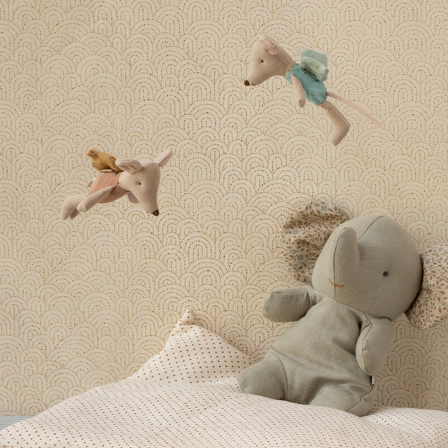 Maileg Little Sister Fairy Mouse - Powder