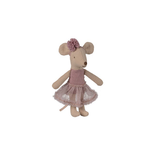 Maileg Little Sister Ballerina Mouse - Heather
