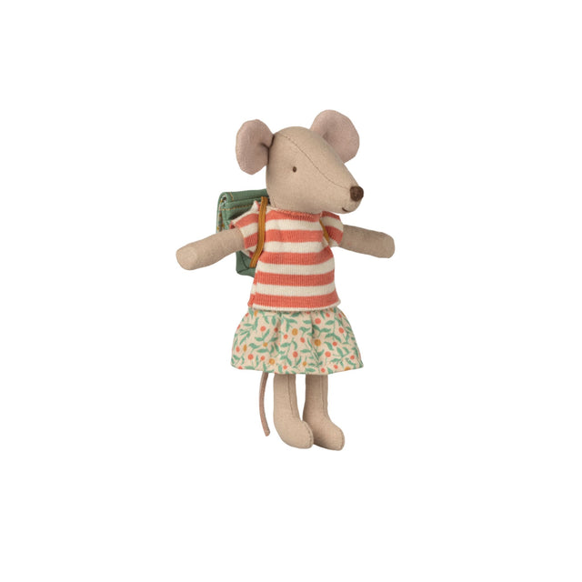 Maileg Big Sister Tricycle Mouse - Green