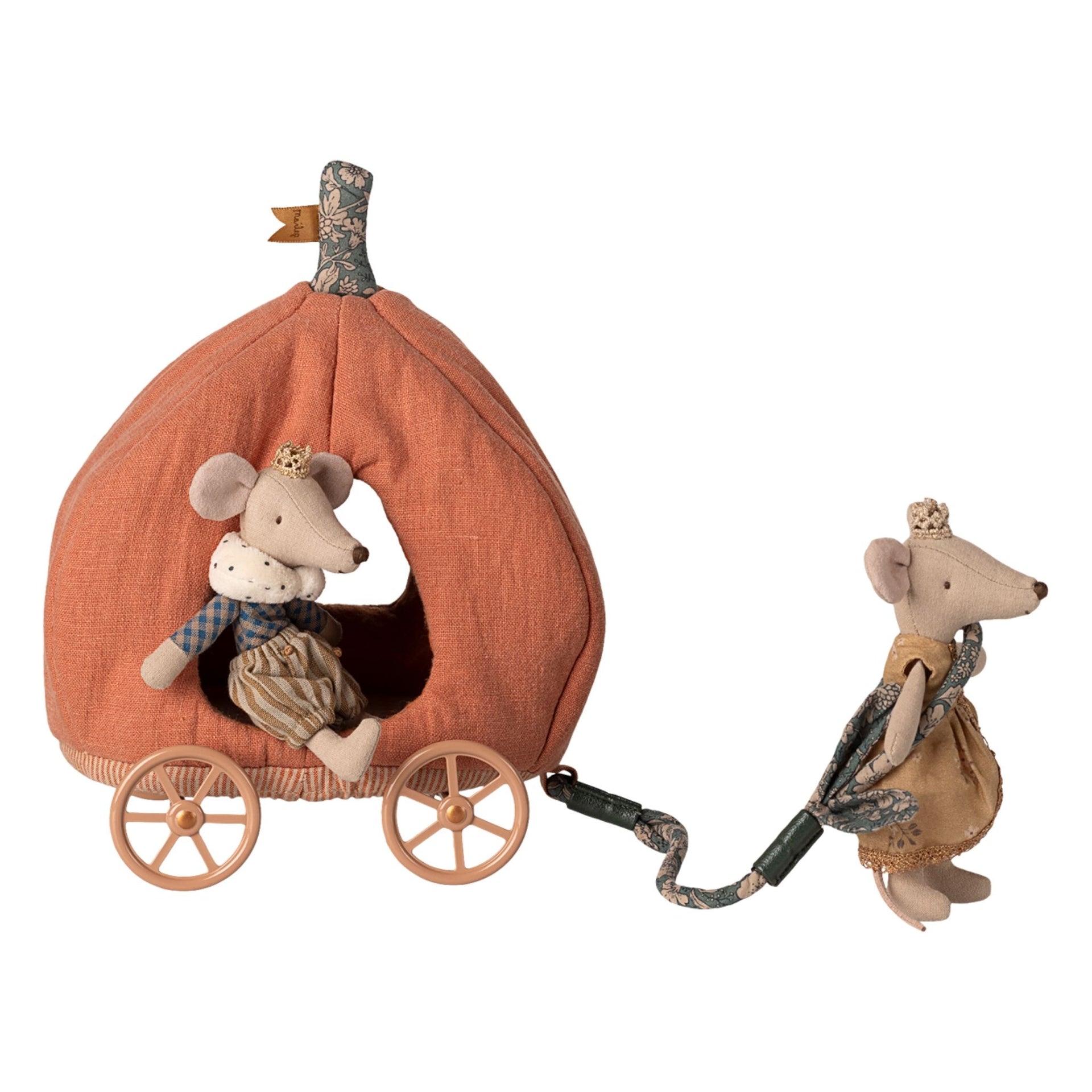 Maileg Mouse Pumpkin Carriage
