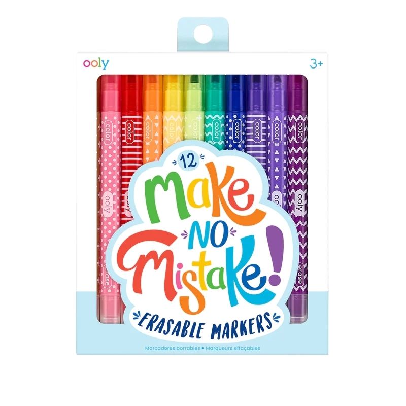 Ooly Make No Mistake Markers - Set of 12