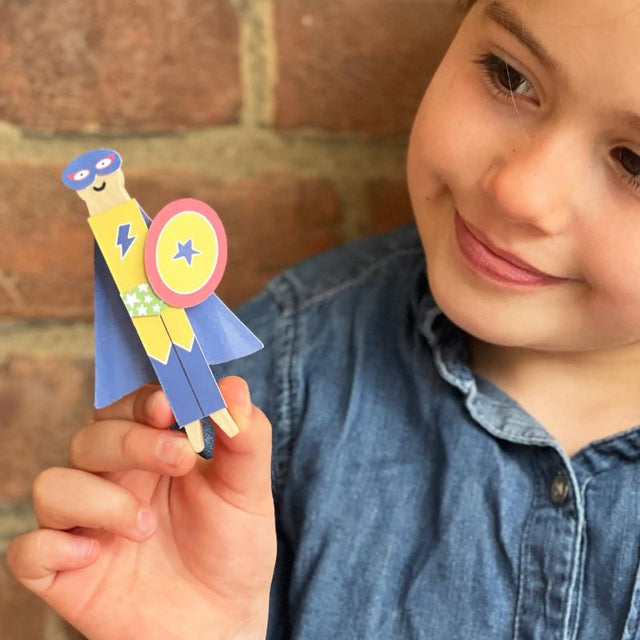 Cotton Twist Make Your Own Superhero Peg Doll