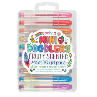 Ooly Mini Doodlers Fruity Scented Gel Pens - Set of 20