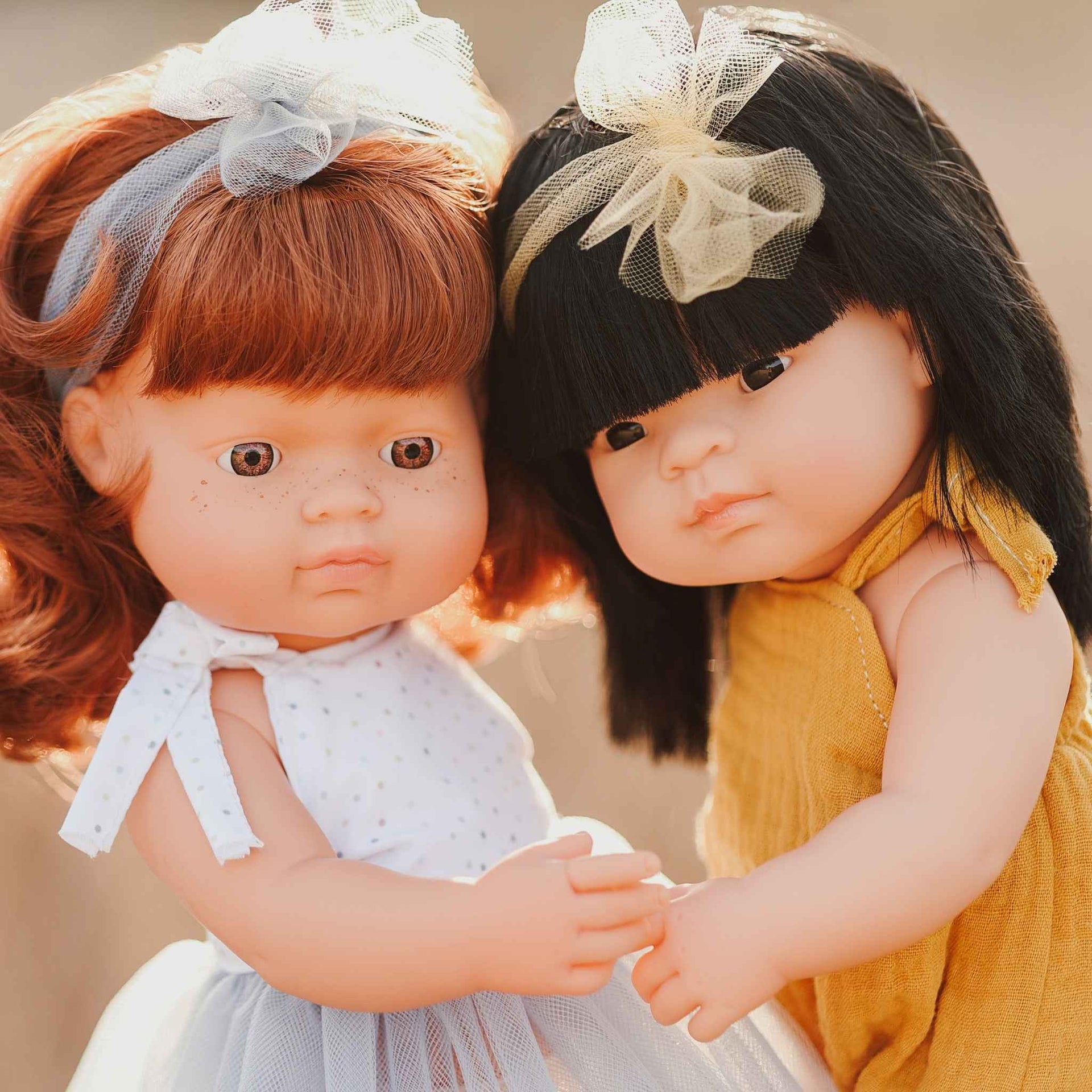 Miniland Caucasian Redhead Doll - 38cm
