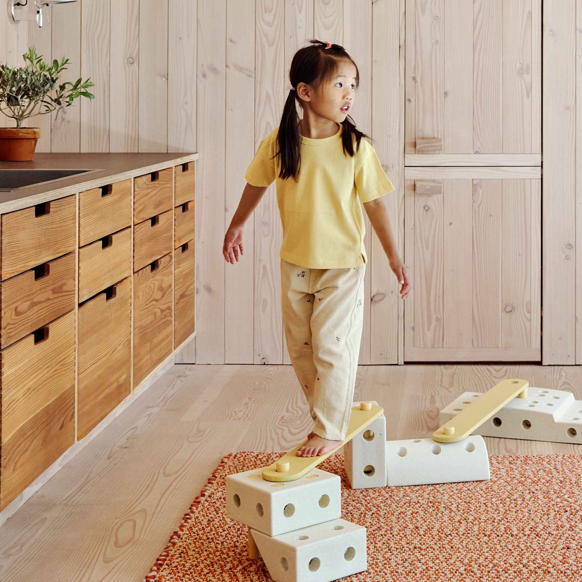 MODU Balance Beams - Honey Yellow