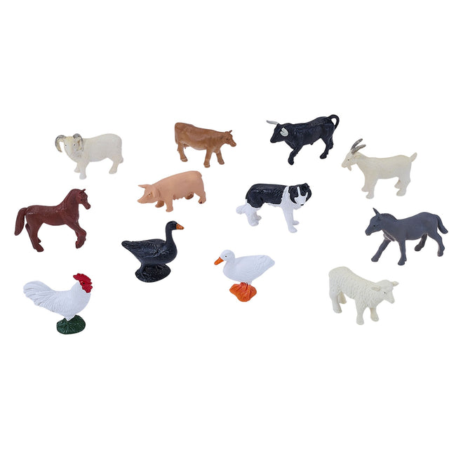 Mojo Farm Animals Tube - 12 Piece